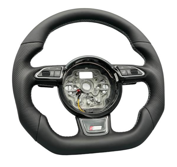 Audi A3 8v A4 B8 B9 A6 4F A8 D3 Q3 Q7 S Line Lenkrad neu beziehen